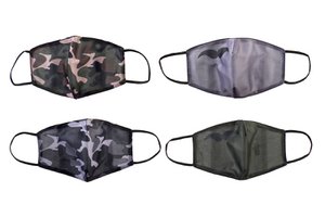 COTTON MASK 20X1X13 WITHOUT FILTER 4 ASSORTMENTS. RC181429