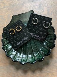 Round Hoops Earrings Silver