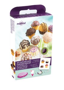 Mastrad - Geschenkset Cupcake Pop Formen - Pink