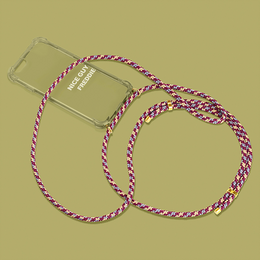 A stylish and durable smartphone case with a braided cord design. Available for a variety of iPhone and Samsung Galaxy models in a range of colors.
