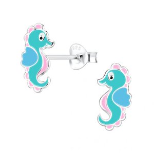Sterling Silber Ohrstecker Seepferdchen