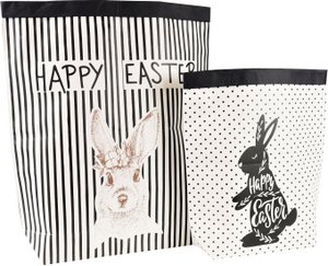 PAPER BAGS HAPPY EASTER 2 PIECE SET (HOFF8951)
