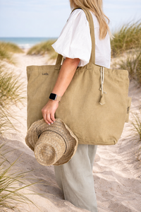 BigBag  Drawstring (recycled cotton khaki) recycle