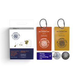 Compact travel pack with keychain and carabiner for outdoor adventures.