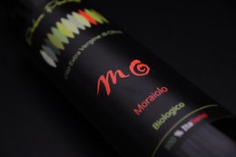 Moraiolo Monovarietal Organic EVO Oil, a high-quality extra virgin olive oil with a distinctive flavor profile. The bottle features a bold, geometric design in earthy tones.