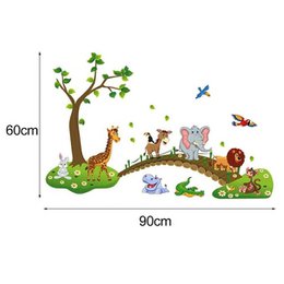 Wooden bridge savannah stickers