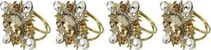 Napkin rings Diamant 4 Partial Set (Hoff9777)
