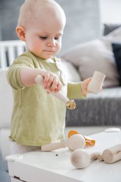 Musical toy baby set "GlücksBaby" | Sound toy made from regional wood | Baby toys and children's instruments from 1 year | 100% Made in Germany