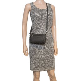 Schultertasche - Gürteltasche - Clutch aus schwarzem Büffelleder - 3 Farben Leder