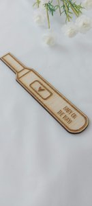 Houten zwangerschapstest | Baby on the way