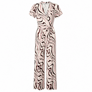 By Swan Jumpsuit – Blush Abstract Wrap