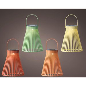 Solarlaterne aus Kunststoff H18,5cm