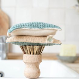 Økologisk bomuldsvaskbar svamp
