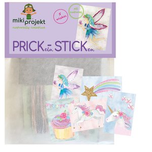 Craft set Prick-Stick 'Wishes' Prickeln + Sticken