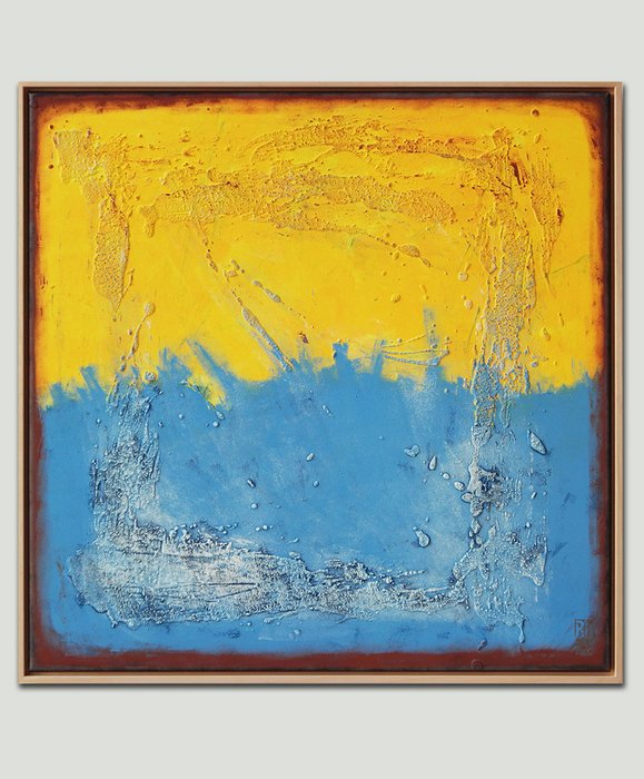 Schilderij met Lijst - Once in Yellow