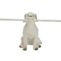 Sieradenhouder Hond wit