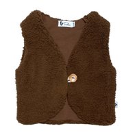 Teddy waistcoat brown
