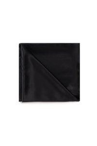 Schwarzes Bettlaken aus 100 % Seide