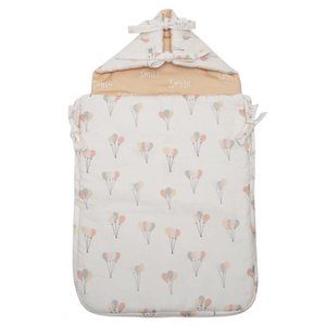 Doppelseitenschlafsack für Kinderwagen und Autositz BALOONS/SMILE