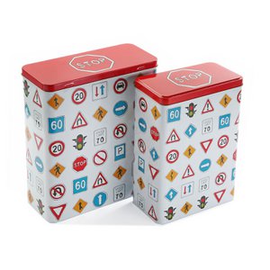 SET 2 RECHTHOEKIGE DOZEN