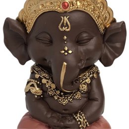 Statuette Ganesh 2 - Lucky charm - Zen and Feng Shui decoration - To create a relaxing and spiritual atmosphere - Gift idea