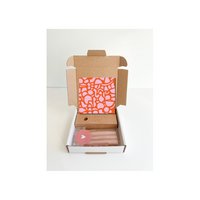 Gift box size S - Orange-Pink