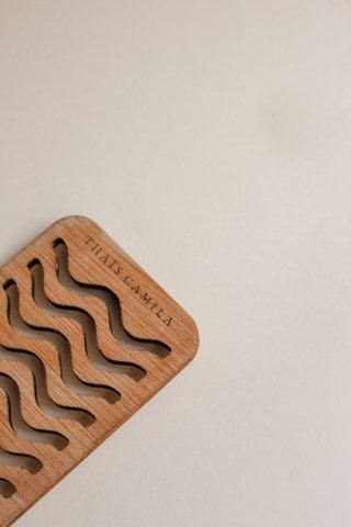 Thai Camila | Jabonera de Madera Certificada Sostenible | Jabonera Diseño Minimalista