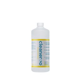 A large white bottle of Cleaneroo all-purpose kitchen cleaner refill, containing 1000 ml of the cleaning solution. The bottle has a yellow and blue label with product information.
