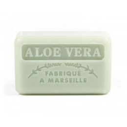 Aloe vera soap bar, 125g, made in Marseille.