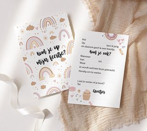 Füllen Sie -in -Karte Einladung Süßigkeiten Party