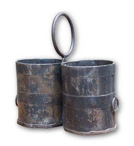 2er Dose Jam - Metalldose doppelt mit Griff