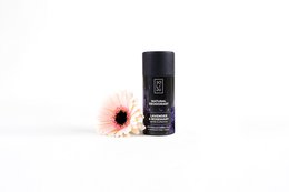  Natural deodorant stick with lavender and rosemary scents, suitable for daily use.