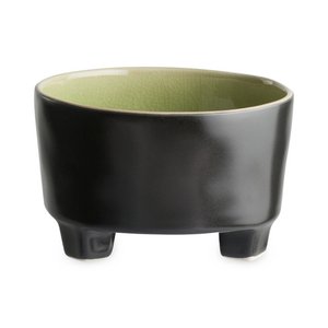 RIVIERA Mueslikom op voet 14 cm groen frais VES 141