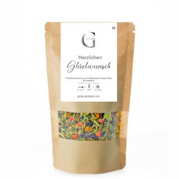  Colorful herbal tea blend with a variety of dried fruits, flowers, and herbs. Includes notes of citrus, berries, and a touch of sweetness.