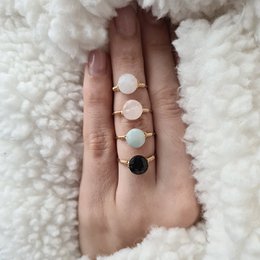 Anello Amazoniet Goud - Storia dell'equilibrio