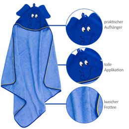 Hooded towel elephant, 100x100