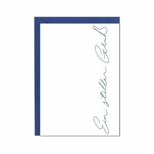 Fold up card, A silent greeting