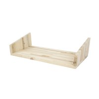 Sustainable Wall rack FENCY - shelf double pallet (39x18 cm)