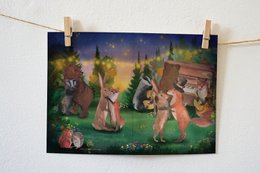 Grußkarte Hochzeitsfeier