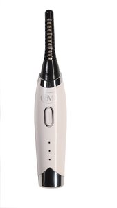 Heated Eyelash Curler (White, including batteries)