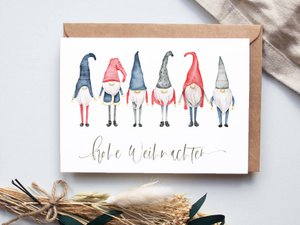 Christmas card "Scandinavian" 4
