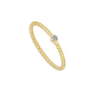 HALO BLAUW Anillo