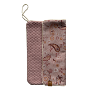 Pacifier cloth Paisley - Pink