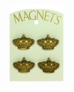 Magneetjes Kroon, set van 4