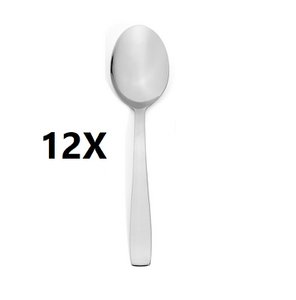 Set von 12 x Hotel Dessert Löffel Edelstahl
