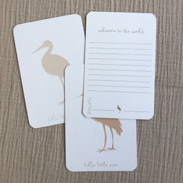 Lykønskningskort Fødselsstork