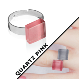Minimalistisk ring med sten • 10 mm • justerbar i størrelse / individuel / bæredygtig
