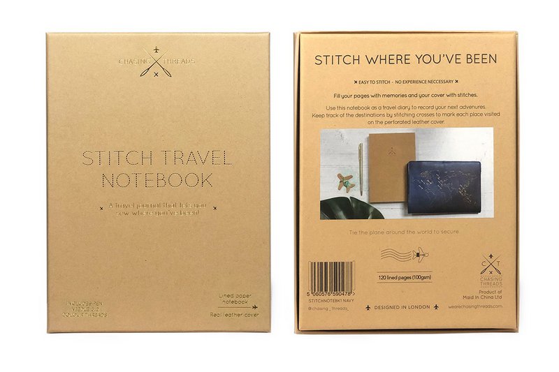 Cuaderno de Viaje Stitch Azul Marino