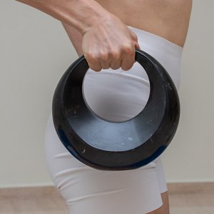 Marble kettlebell small