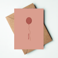 Greeting card balloon | happy Birthday
